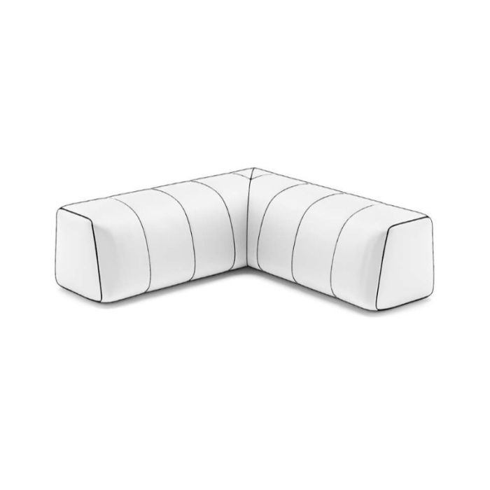 CozyPad Bezug für L-förmiges Rückenkissen – waschbarer originaler Ersatzbezug